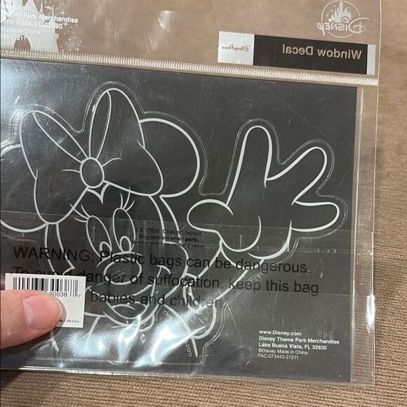 Disney Mickey Mouse Black and White Sticker - Picture 2 of 2